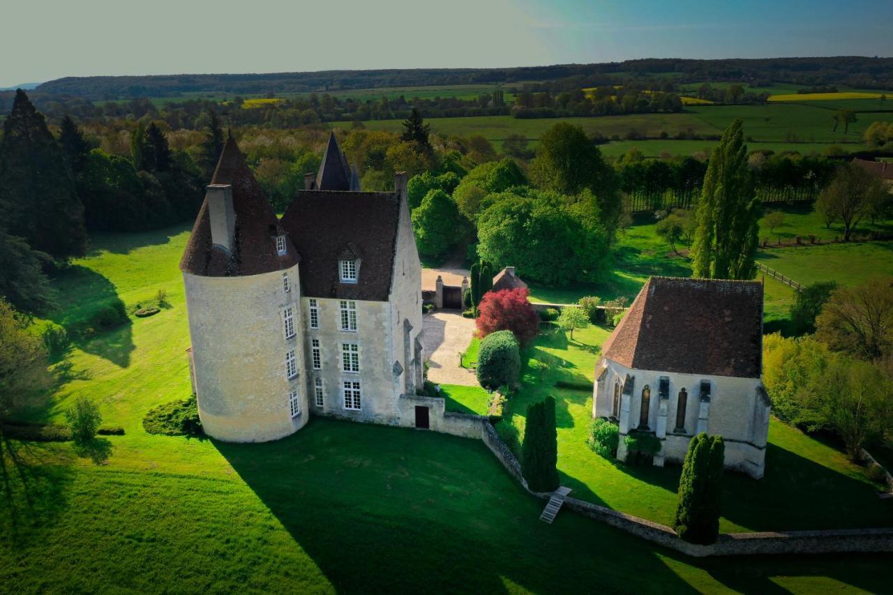 Chambre Jaune Manoir De La Vove Perche Bed & Breakfast Corbon  Exterior photo