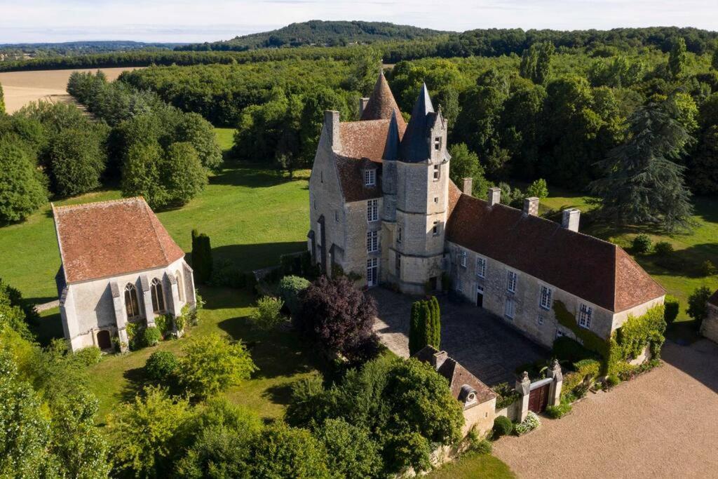 Chambre Jaune Manoir De La Vove Perche Bed & Breakfast Corbon  Exterior photo